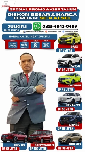 zulkiflie se sales honda banjarbaru