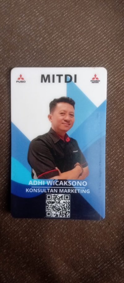 kartu nama adhi wicaksono mitsubishi mitdi