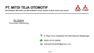 kartu nama elisa mitdi majalengka 