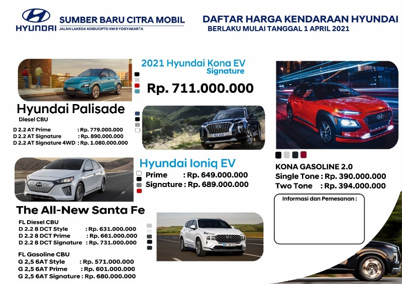 Dealer Hyundai Yogyakarta - Daftar Harga Info Promo - Belimobilbaru